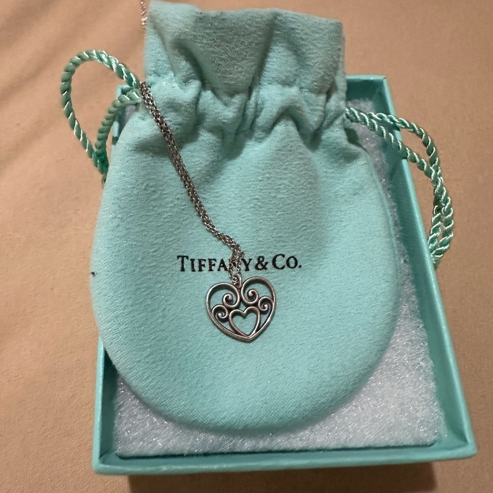 Tiffany & Co. Silver Heart Necklace